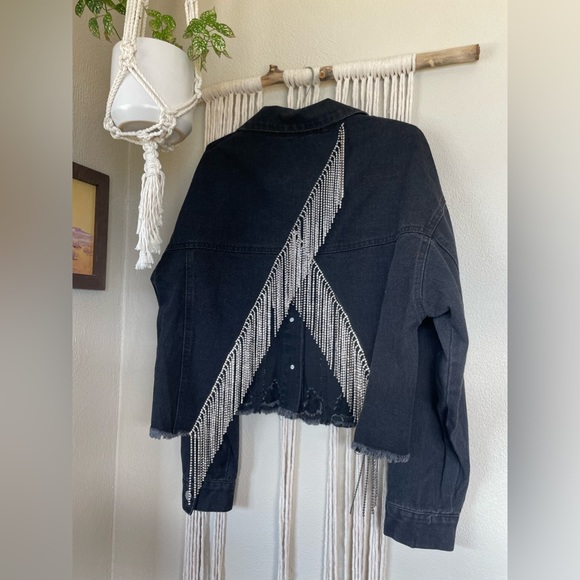 Rinestone Jean jacket - Picture 4 of 8